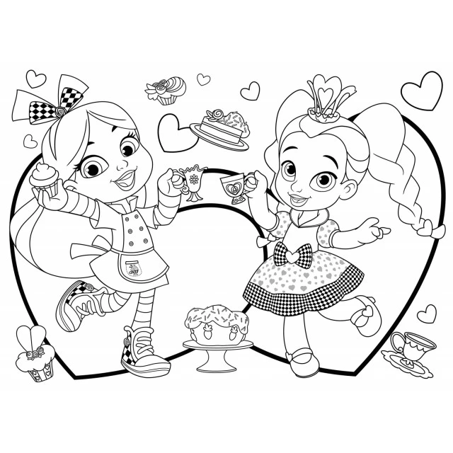 Puzzle, Lisciani, Alice in Wonderland, Double-sided puzzle 24 pieces