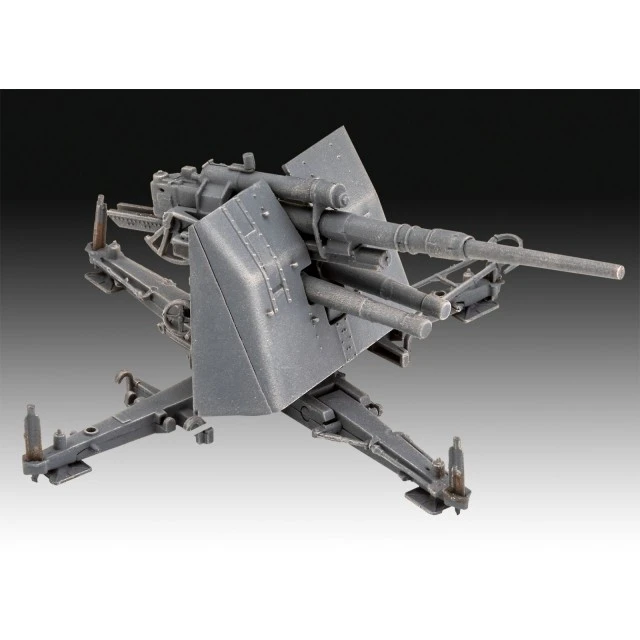 Assembled model 8.8 cm Flak 37 + Sd.Anh.202, 196 parts