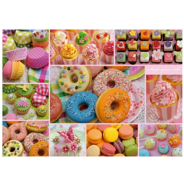 Пъзел Колаж сладко парти, 500 части