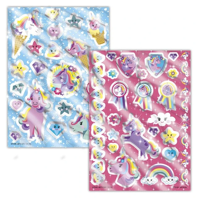 Set of temporary tattoos Unicorn, 40 pieces
