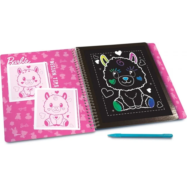 Creative Kit, Lisciani, Barbie, Scratch Reveal, Scratch Book Barbie cutie