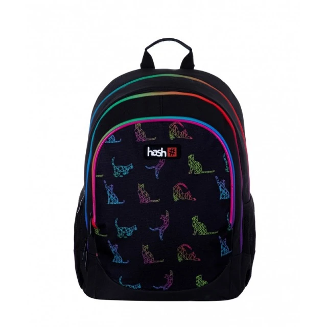 School backpack, HASH, Happy Kitten, 39x28x15cm