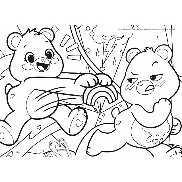 Puzzle, Lisciani, Care Bears, Double-sided puzzle, 4X48 pieces