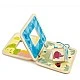 Educational wooden book Adventures with animals, 14 x 14 cm