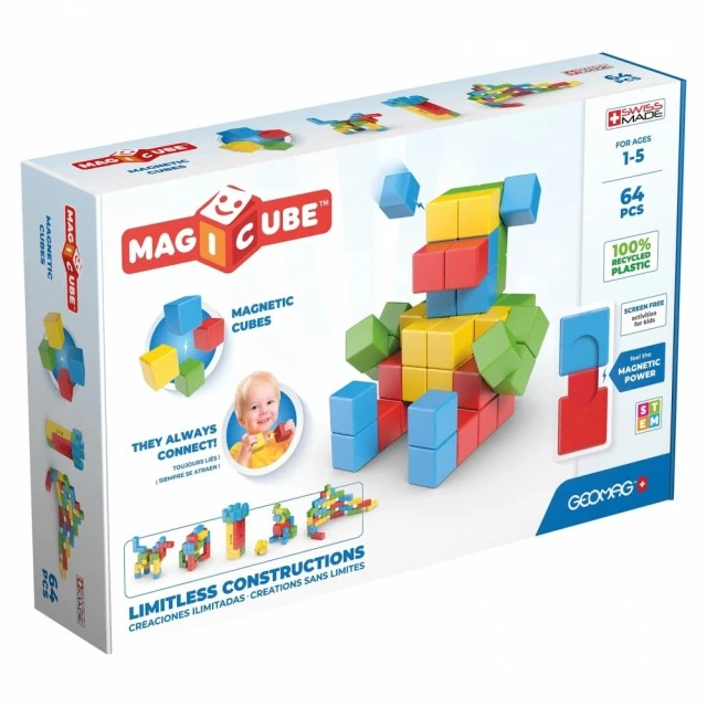 Magnetic constructor Magicube, Creative, 64 parts