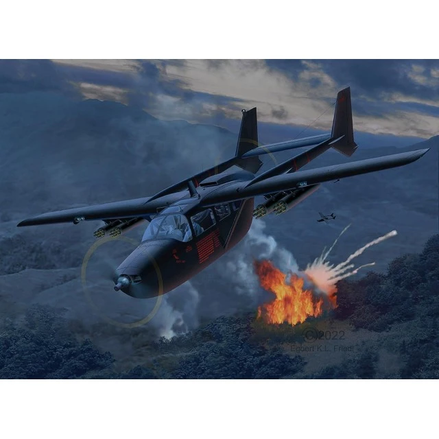 Сглобяем модел Американски разузнавателен самолет, O-2A Skymaster, 171 части