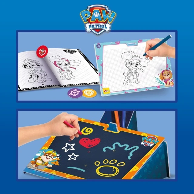 Creative set, Lisciani, Paw Patrol, 2 in 1 backpack with drawing set