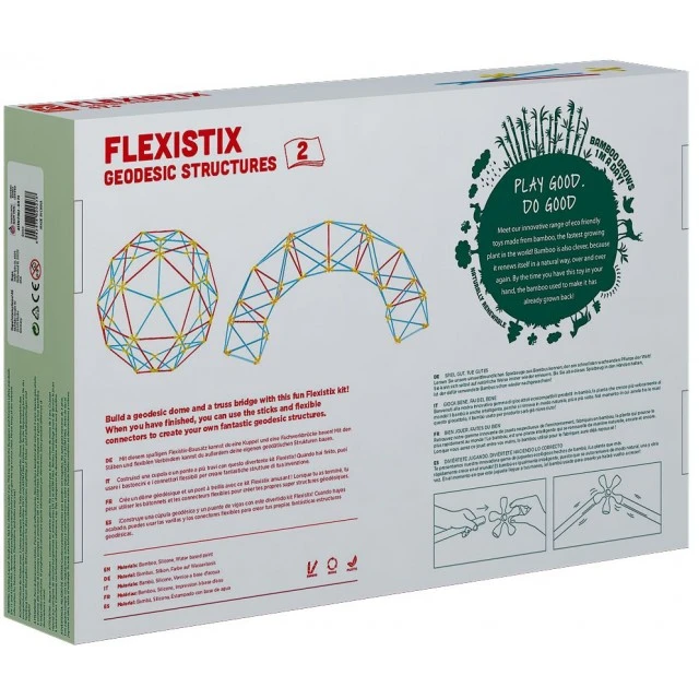 Бамбуков конструктор Flexistix Геодезически структури