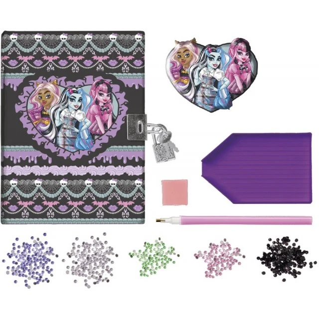 Творчески комплект, Totum, Monster High, Декорирай сам таен дневник с диаманти