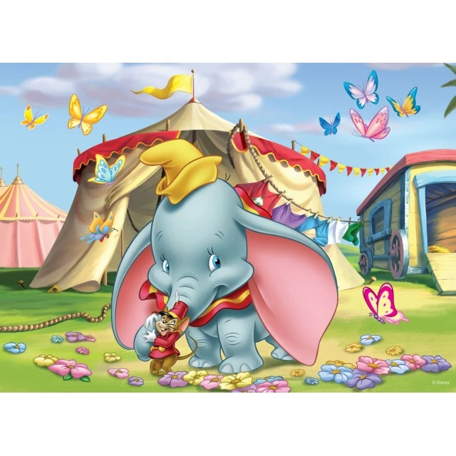 Puzzle, Lisciani, Dumbo, Double-sided puzzle 35 pieces