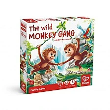 Board game, The Wild Monkey Gang, Hape, 67 pieces