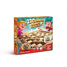 Дървена колекция от 22 Класически настолни игри, Hape, 251 части