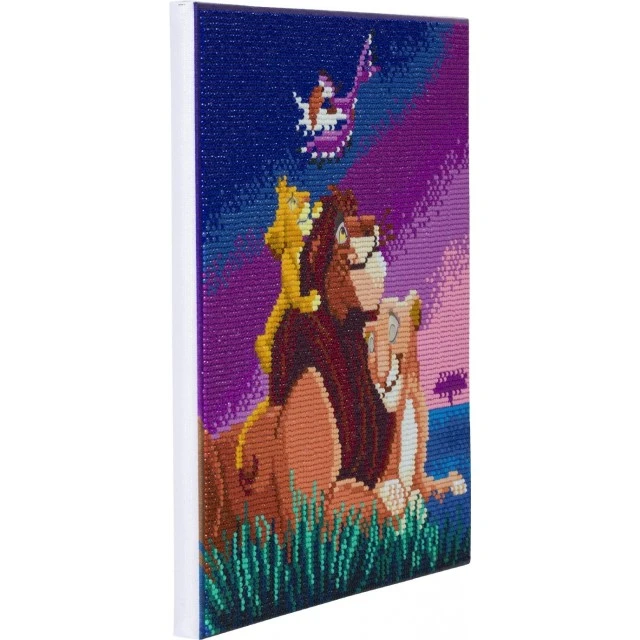 Lion King diamond art set, 30 x 30 cm, 6 pieces