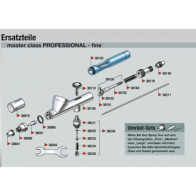 Professional airbrush kit, Revell, Master Class