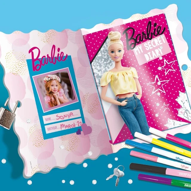 Creative set, Lisciani, Barbie, My Secret Diary
