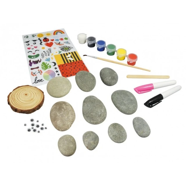 Creative set Rock painting