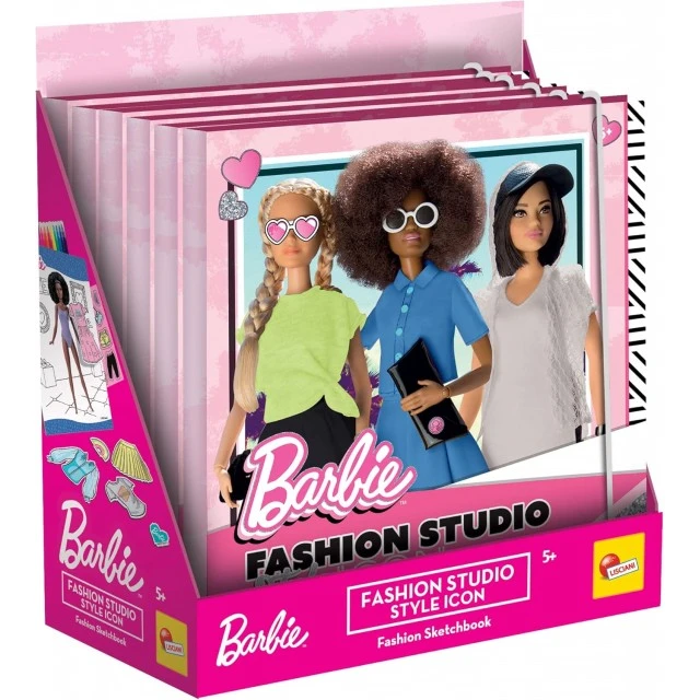 Творчески комплект, Lisciani, Barbie, Папка модно студио, Модна икона