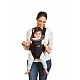 Ergonomic baby carrier with pocket, Infantino, 2 in 1, Black, from 3.6 to 11.3 kg.