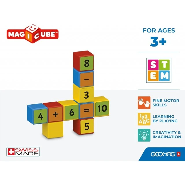 Магнитен конструктор Magicube, Математическо изграждане 256, 55 части