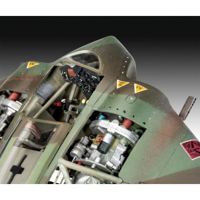 Assembled model Horten Go229A German bomber, 111 parts