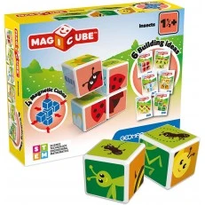 Magicube Magnetic Building Block, Insects and Cards 121, 11 Pieces