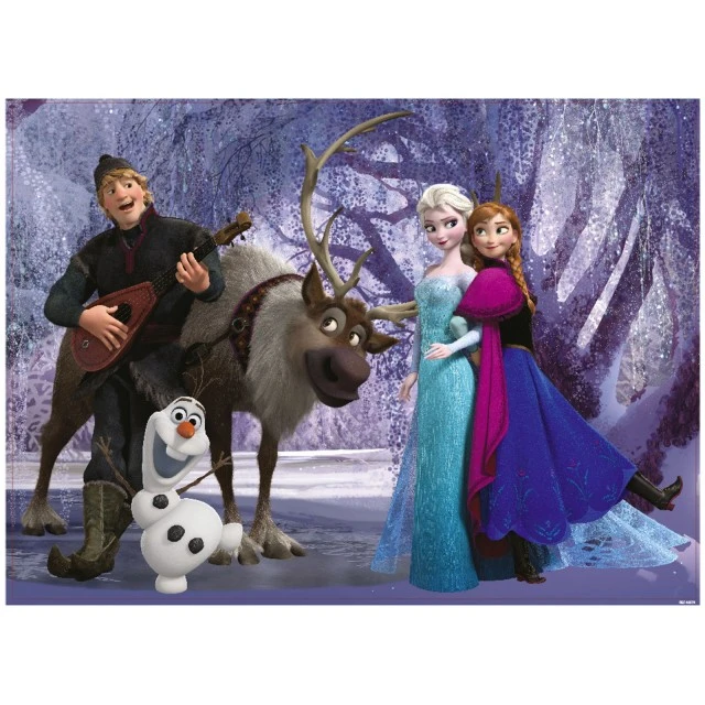 Puzzle, Lisciani, Frozen, Music and entertainment, Double-sided puzzle 60 pieces