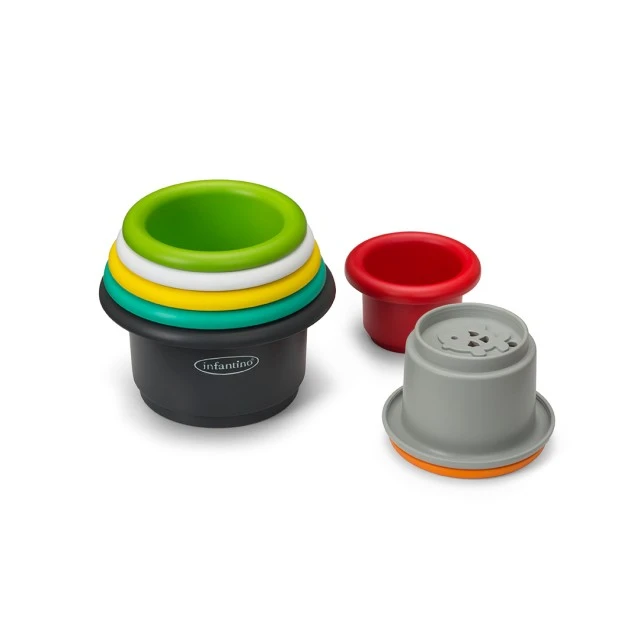Set of stacking cups, Infantino, 8 pieces