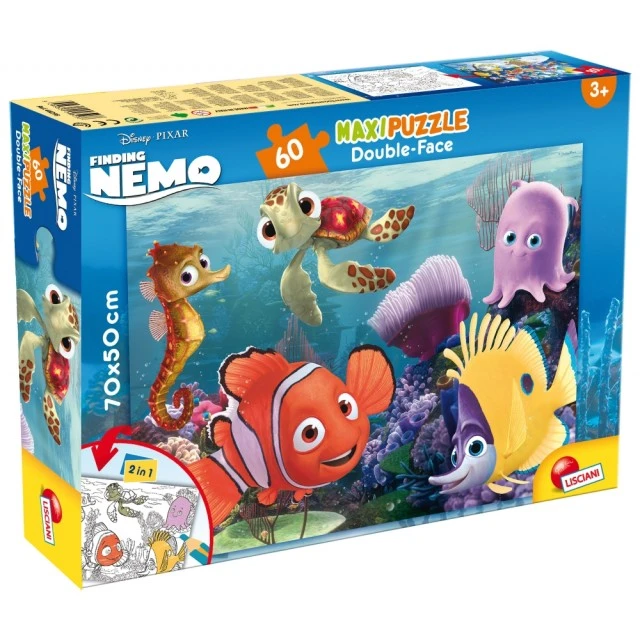 Puzzle, Lisciani, Nemo, Double-sided puzzle 60 pieces