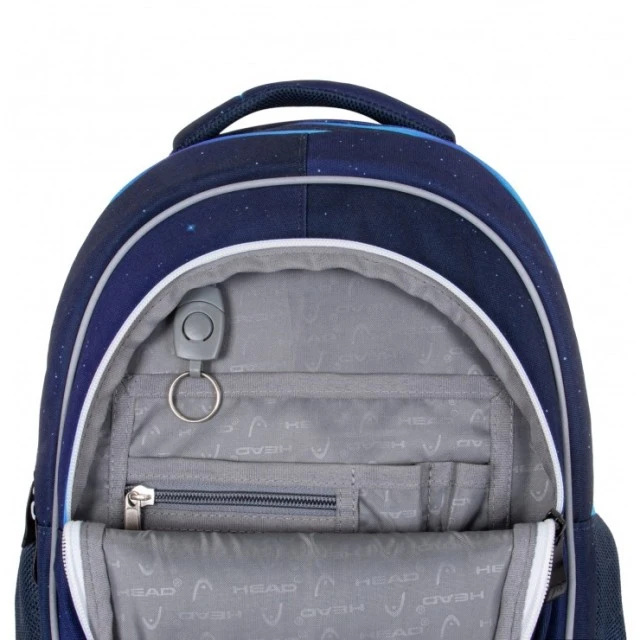 School backpack, Head, Galactic Unicorn, 39x28x15 cm