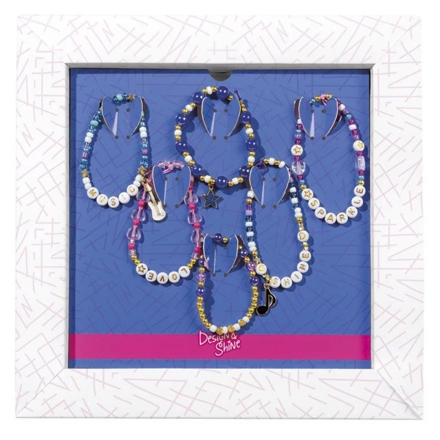 Creative set DIY sparkling bracelets, 6 pieces