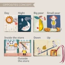 Educational Book, Taf Toys, Opposites Book