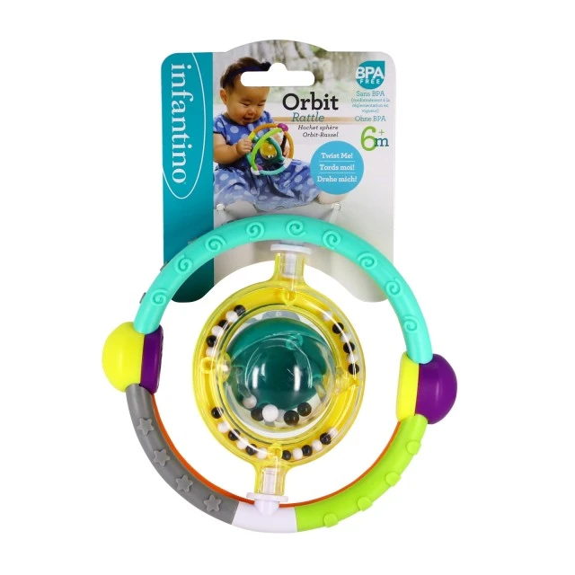 Baby rattle, Infantino, Orbit