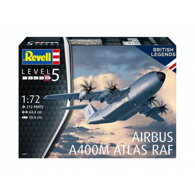 Сглобяем модел Британски легенди, Airbus A400M Atlas RAF, 212 части