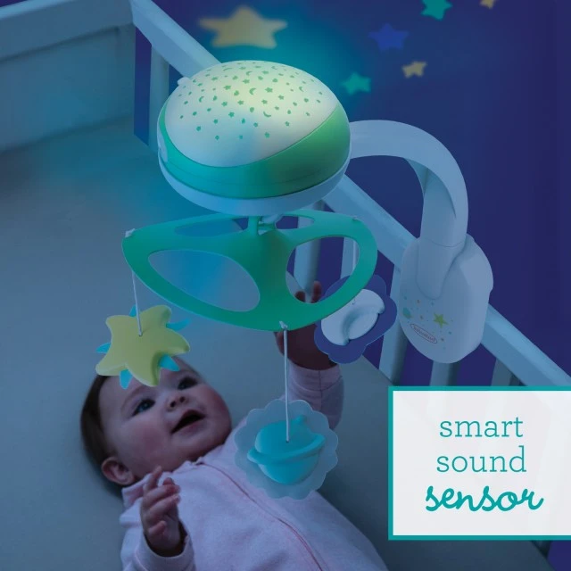 Musical carousel with projector 3in1, Infantino, Green