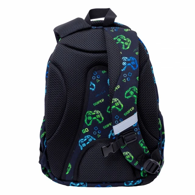 School backpack, Head, Neon Game, AB330, 39 x 28 x 15 cm