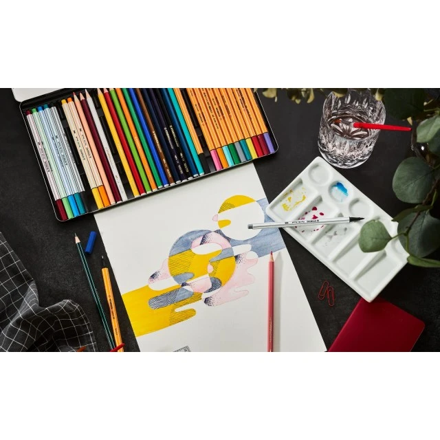 Творчески комплект, Stabilo, Arty ST8868/36-1-20-6, 36 части