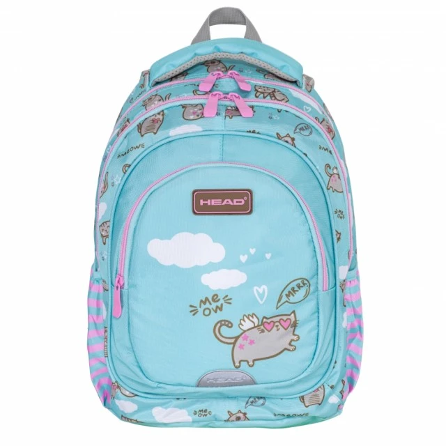 School backpack, Head, Kitten, AB330, 39 x 28 x 15 cm