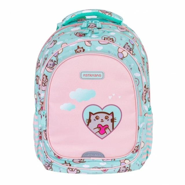 School backpack, ASTRABAG Cats, AB300, 42 x 30 x 19 cm