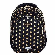 Ученическа раница ASTRABAG Златни мечета, AB300, 42 х 30 х 19 см