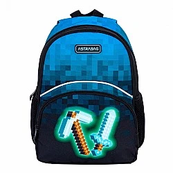 Children's backpack ASTRABAG Pixels, AB300, 32 x 22 x 10 cm