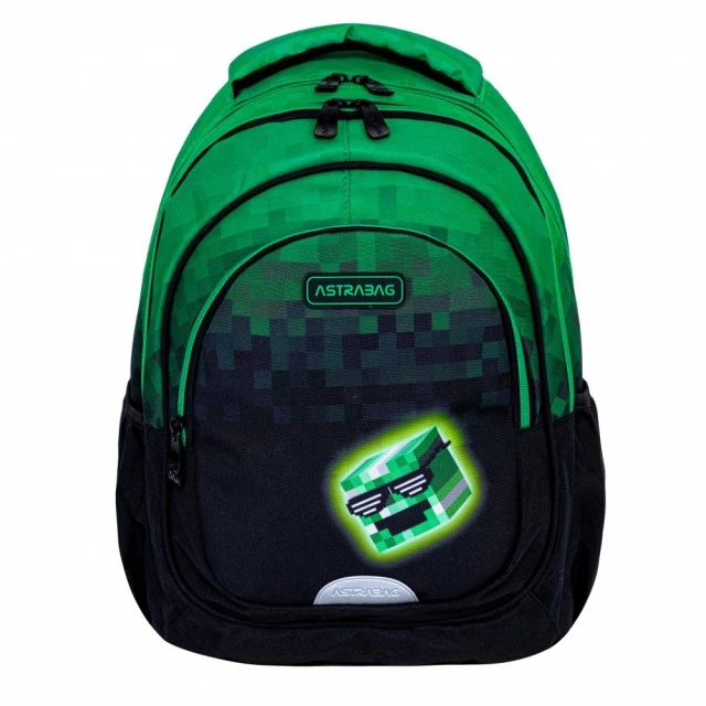 School backpack, Astra, Pixel hero, AB330, 39 x 28 x 15 cm