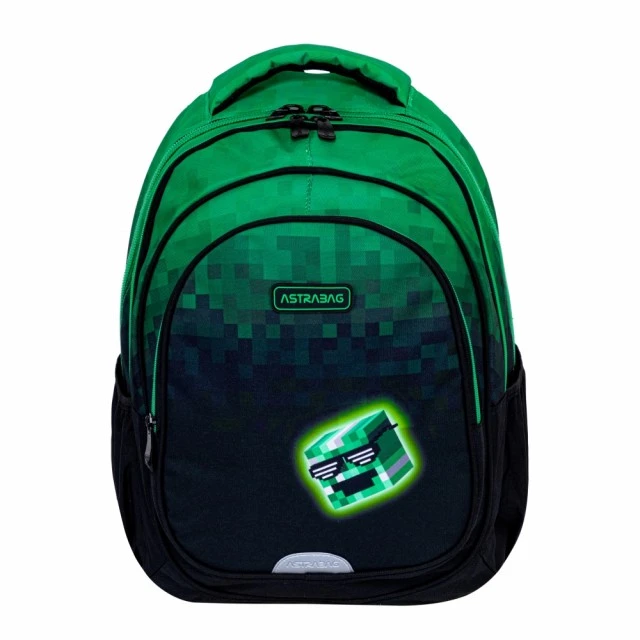 Ученическа раница ASTRABAG Пиксел герой, AB300, 42 х 30 х 19 см