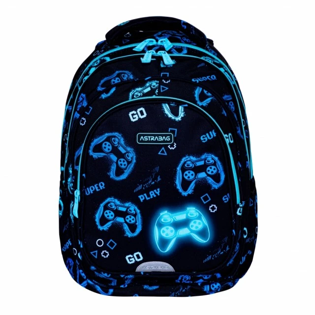 Ученическа раница ASTRABAG Отивам да играя, AB300, 42 х 30 х 19 см