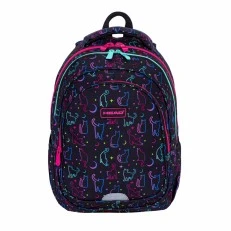 Ученическа раница HEAD Котки в тъмното, AB300, 42 х 30 х 19 см