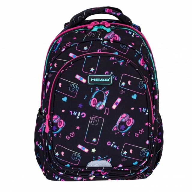 School backpack HEAD Go girl, AB300, 42 x 30 x 19 cm