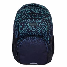 School backpack HEAD Green blocks, AB300, 42 x 30 x 19 cm