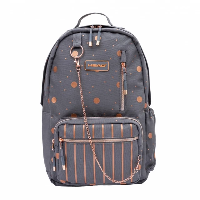 Backpack HEAD Golden-grey, AB100, 42x29x18 cm