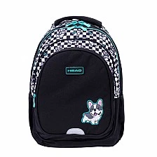 School backpack, Head, Cute puppy, AB300, 42 x 30 x 19 cm