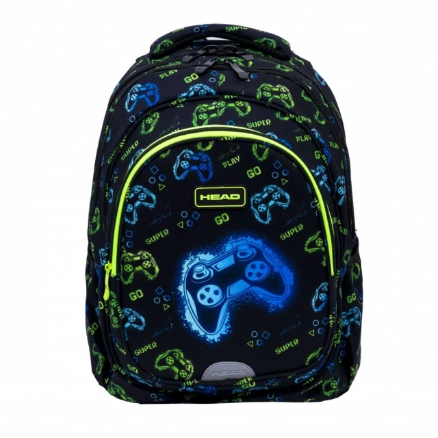 School backpack, Head, Neon Game, AB300, 42 x 30 x 19 cm