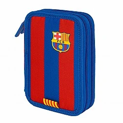 Double vanity case without accessories FC BARCELONA, 20.5 x 13 x 4.5 cm